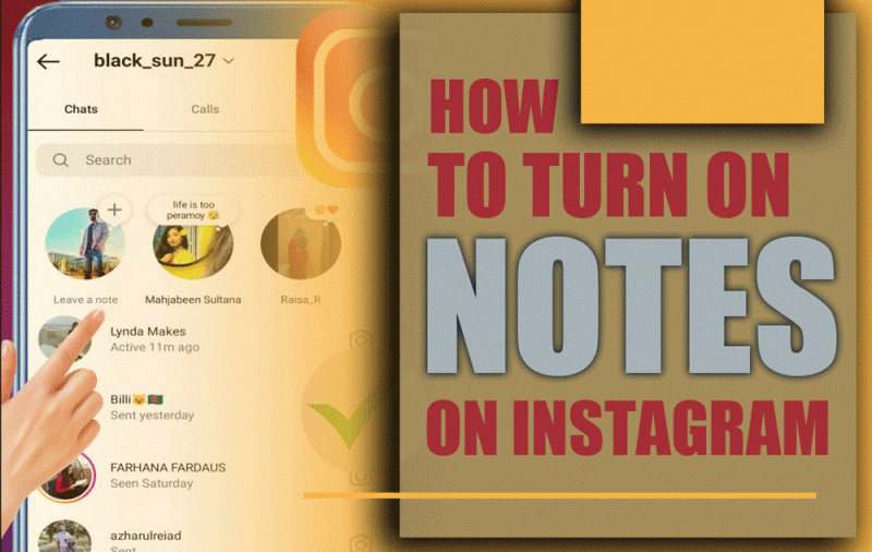 How to Turn on Notes on Instagram