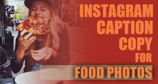 Instagram Caption Copy for Food Photos (A taste of heaven in every forkful)