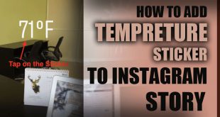 Add Temperature Sticker to Instagram Story