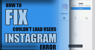 How to Fix Couldn't Load Users' Instagram Error