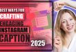 Step-by-step guide on how to write Instagram captions in 2025