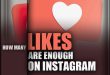 Average Instagram likes in 2025 by follower count and content type