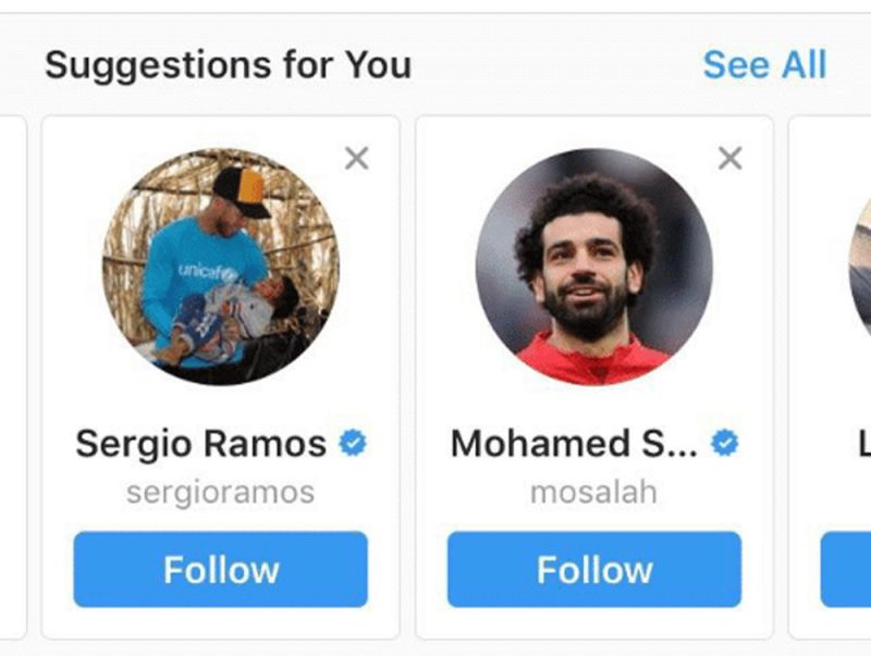 instagram suggestion settings