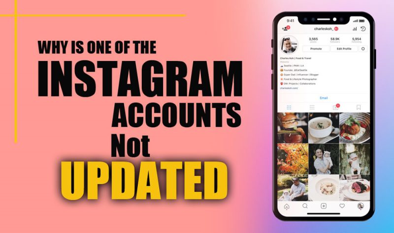 Fixing Instagram account not updating issue on mobile app