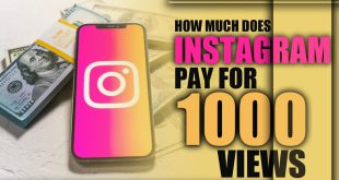 Estimated Instagram earnings per 1,000 views in 2025, showing payout potential for creators.