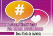 Best Instagram hashtags for small business growth and increased visibility