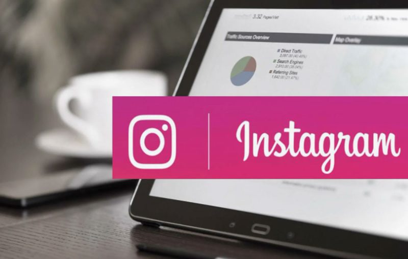 Professional business card including Instagram username