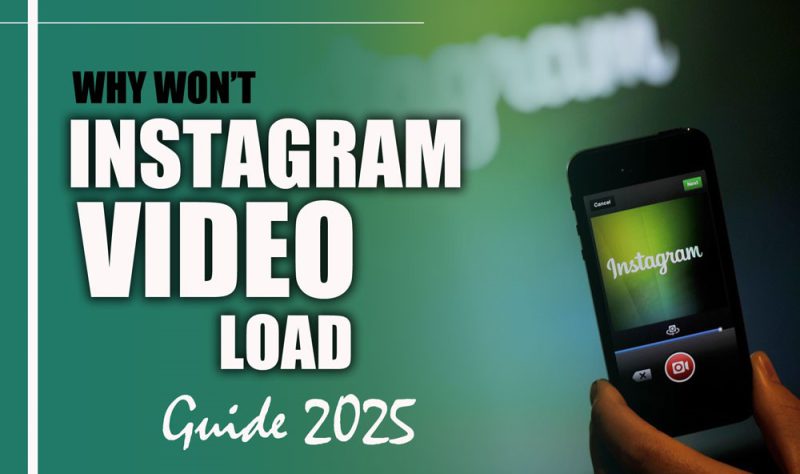 Instagram video stuck on loading screen – 2025 error example on mobile