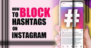 Illustration showing how to block hashtags on Instagram feed effectively