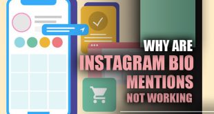 Instagram bio mention not working with error message on mobile screen