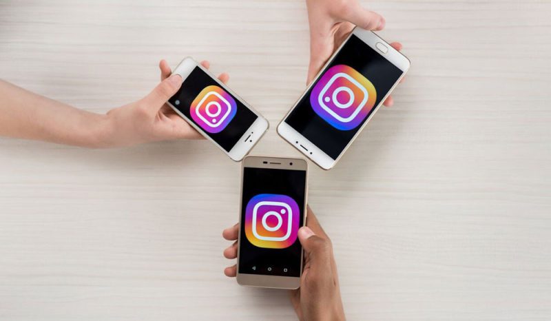 Syncing your phone contacts in Instagram to search for users linked with phone numbers.