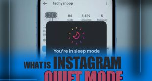 A smartphone showing the Instagram app on a peaceful desk, illustrating the digital wellness benefits of using Instagram Quiet Mode.