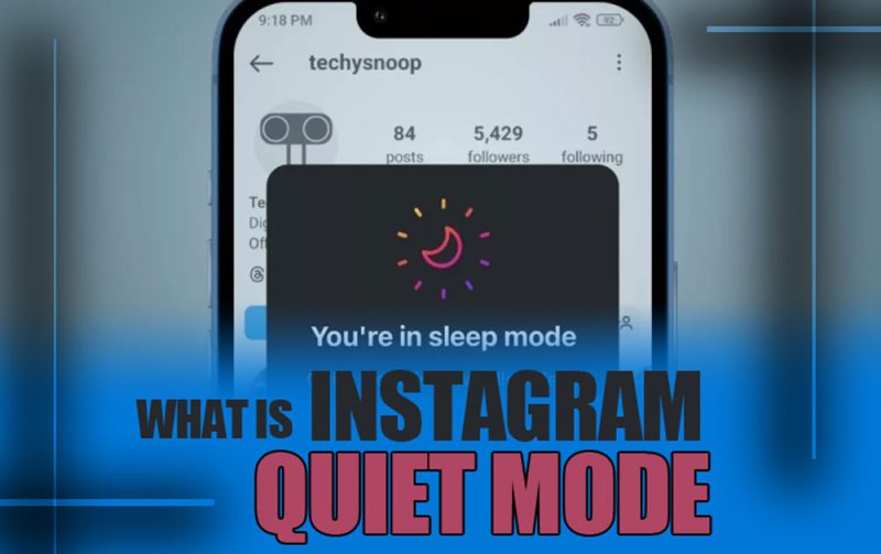 A smartphone showing the Instagram app on a peaceful desk, illustrating the digital wellness benefits of using Instagram Quiet Mode.