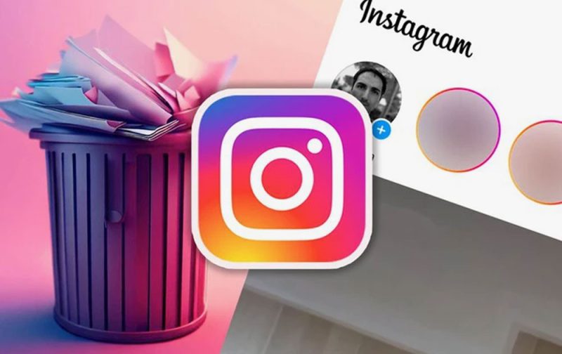 An infographic comparing the difference between uninstalling the Instagram app from your phone and permanently deleting your Instagram account.