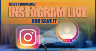 A graphic illustrating how to download and save an Instagram Live video from a smartphone to a computer.