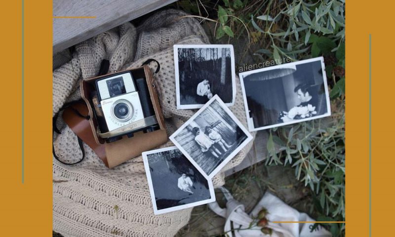 The share button on an old Instagram memory, allowing users to reshare it to their current story.