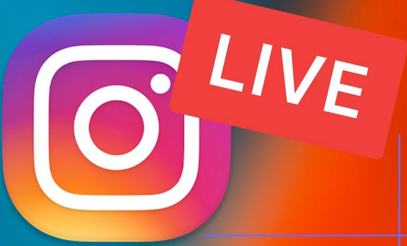 Screenshot of the Instagram "Save" button, which appears after an Instagram Live broadcast has ended.