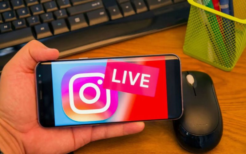The screen record icon in the control center of an iPhone and Android device, used to capture an Instagram Live.