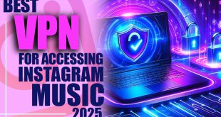 Person adding music to Instagram Story using the best VPN for Instagram Music to bypass geo-blocks.