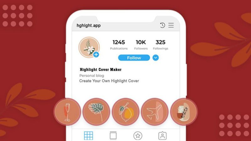 Editing custom story icons using Canva Instagram highlight cover templates with drag-and-drop features.