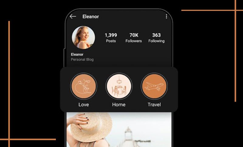 Using a free online Instagram highlight cover tool to generate unique and custom icons automatically.