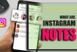 Instagram Notes feature displayed at the top of the direct messages inbox in 2025.